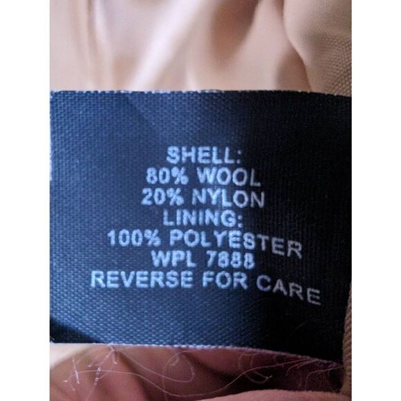 Michael Kors Women’s Tan Brown Wool Peacoat Toggle Zip Up Hooded Coat Women's Si - Picture 5 of 6